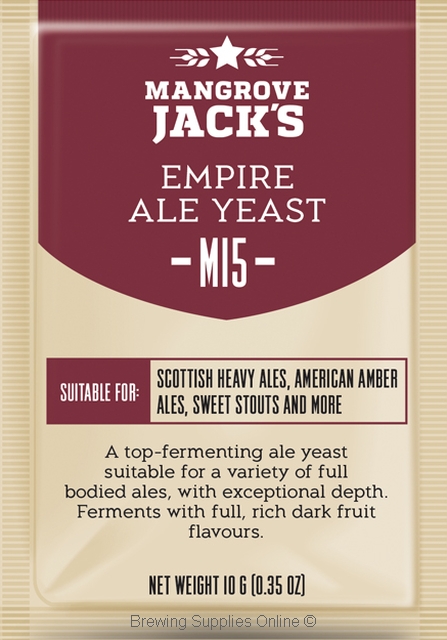 Brewing Supplies Online  Mangrove Jack's Craft Series Empire Ale Yeast M15