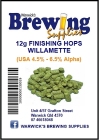 WBS Willamette Finishing Hops 12g | Homebrew Supplies