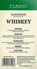 Classic Whiskey Back Label